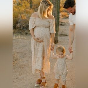 Floral Smocked Maxi Dress